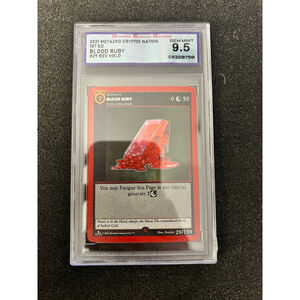 2021 Metazoo Cryptid Nation 1st Ed #29 Blood Ruby Rev holo